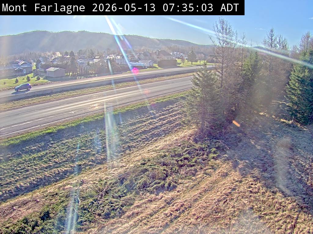 Web Cam image of Mont Farlagne (NB Highway 2)