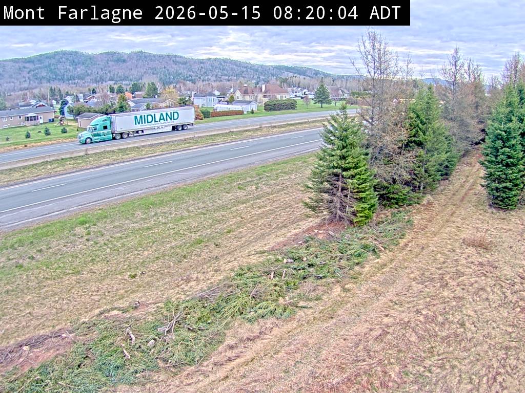 Web Cam image of Mont Farlagne (NB Highway 2)