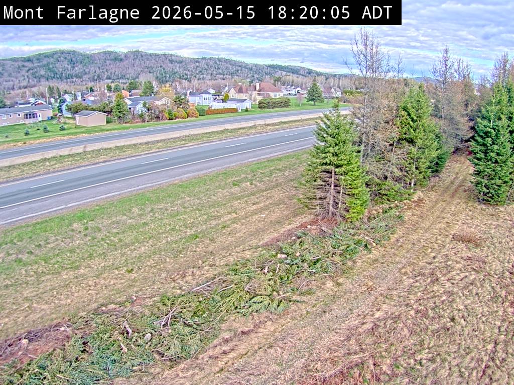 Web Cam image of Mont Farlagne (NB Highway 2)
