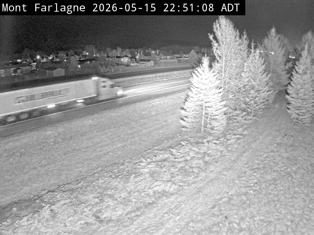 Web Cam image of Mont Farlagne (NB Highway 2)