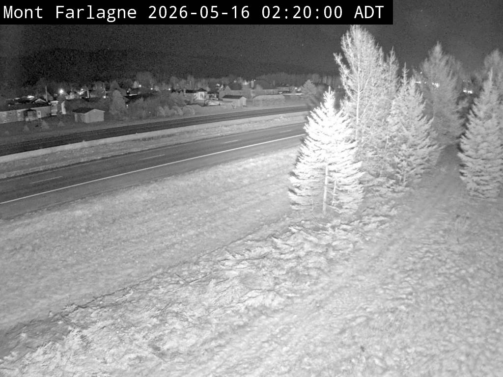 Web Cam image of Mont Farlagne (NB Highway 2)