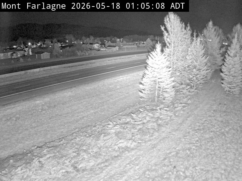 Web Cam image of Mont Farlagne (NB Highway 2)