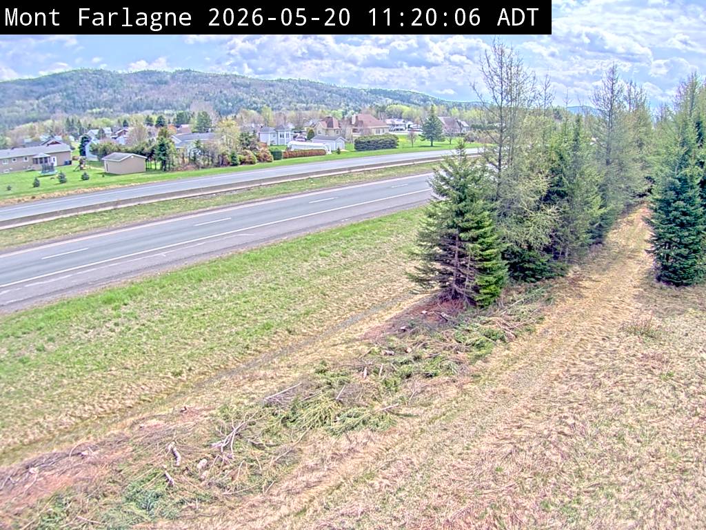 Web Cam image of Mont Farlagne (NB Highway 2)