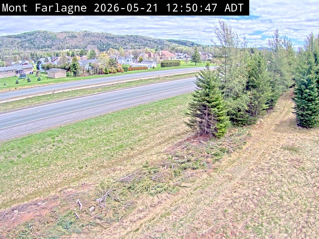 Web Cam image of Mont Farlagne (NB Highway 2)