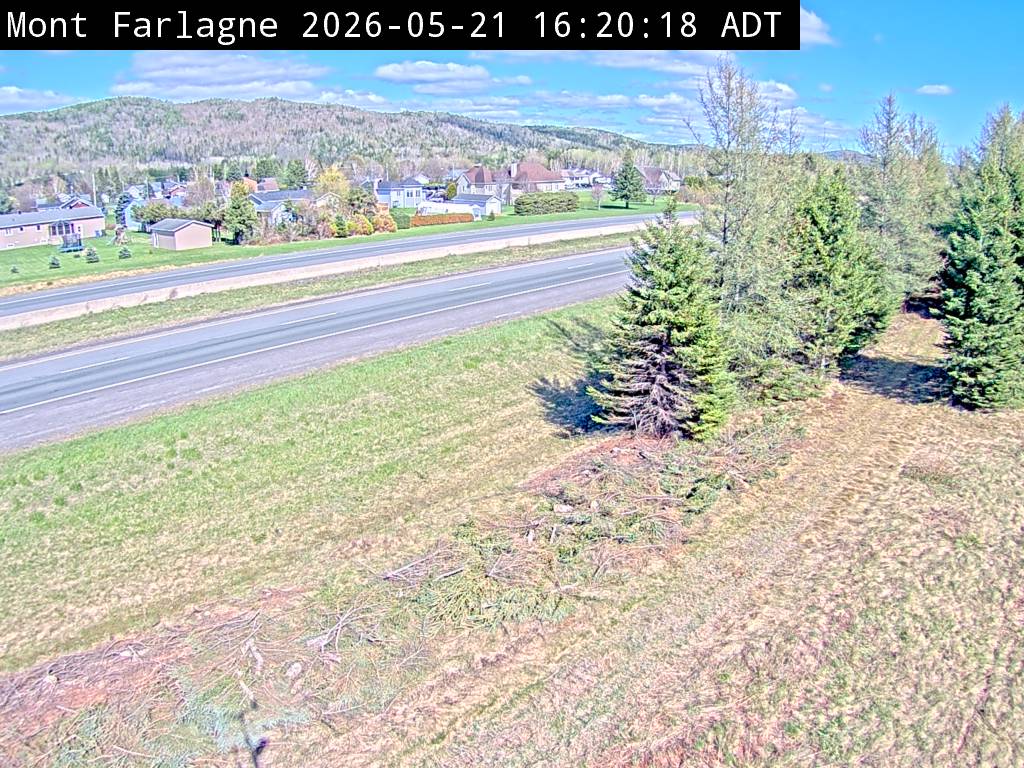 Web Cam image of Mont Farlagne (NB Highway 2)