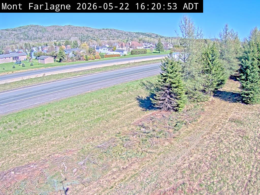 Web Cam image of Mont Farlagne (NB Highway 2)