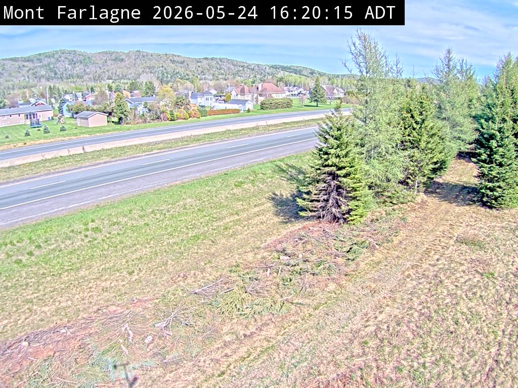 Web Cam image of Mont Farlagne (NB Highway 2)