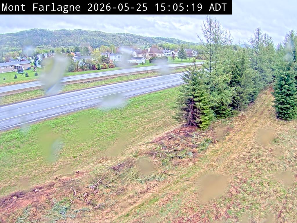 Web Cam image of Mont Farlagne (NB Highway 2)