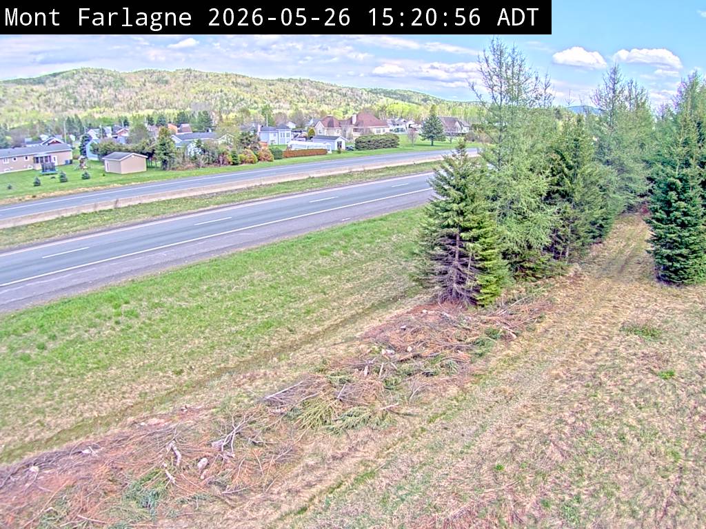 Web Cam image of Mont Farlagne (NB Highway 2)
