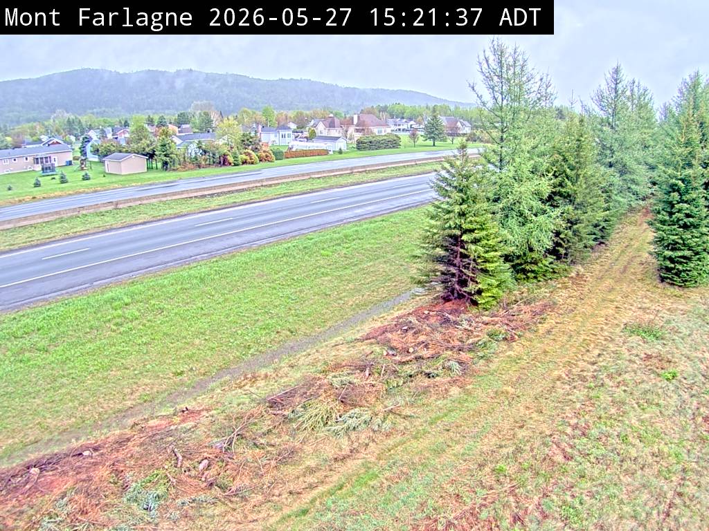 Web Cam image of Mont Farlagne (NB Highway 2)
