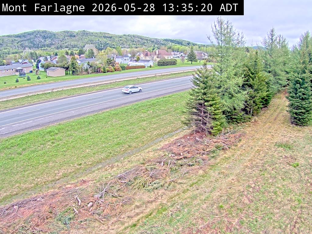 Web Cam image of Mont Farlagne (NB Highway 2)