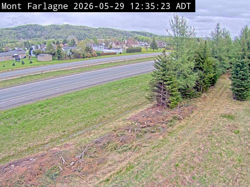 Web Cam image of Mont Farlagne (NB Highway 2)