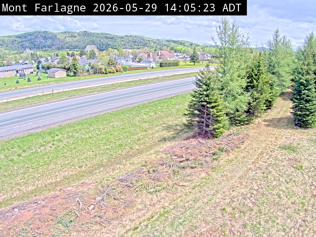 Web Cam image of Mont Farlagne (NB Highway 2)