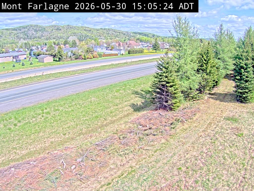 Web Cam image of Mont Farlagne (NB Highway 2)