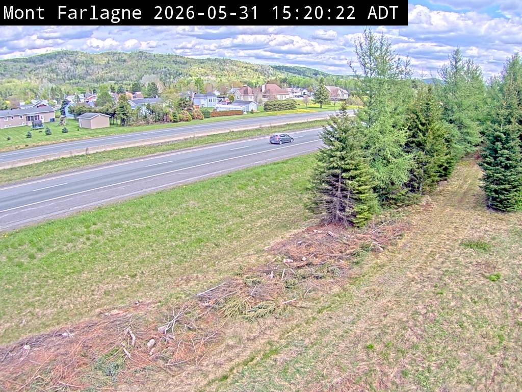 Web Cam image of Mont Farlagne (NB Highway 2)