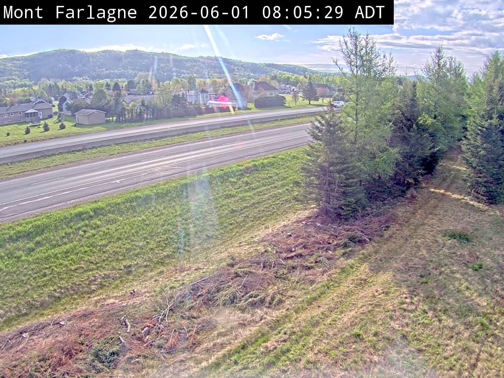 Web Cam image of Mont Farlagne (NB Highway 2)