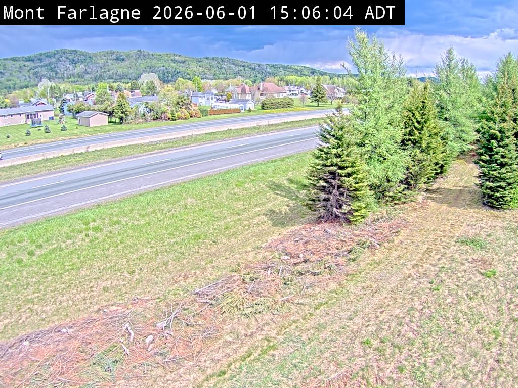 Web Cam image of Mont Farlagne (NB Highway 2)