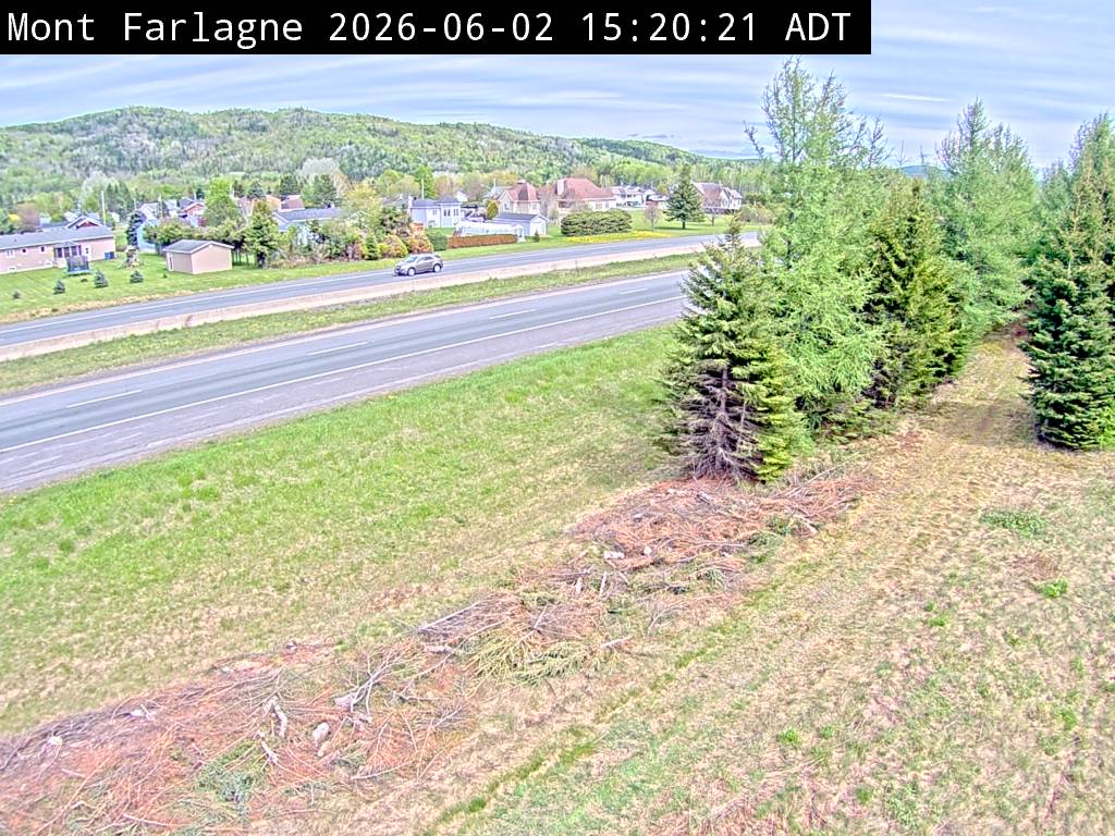 Web Cam image of Mont Farlagne (NB Highway 2)