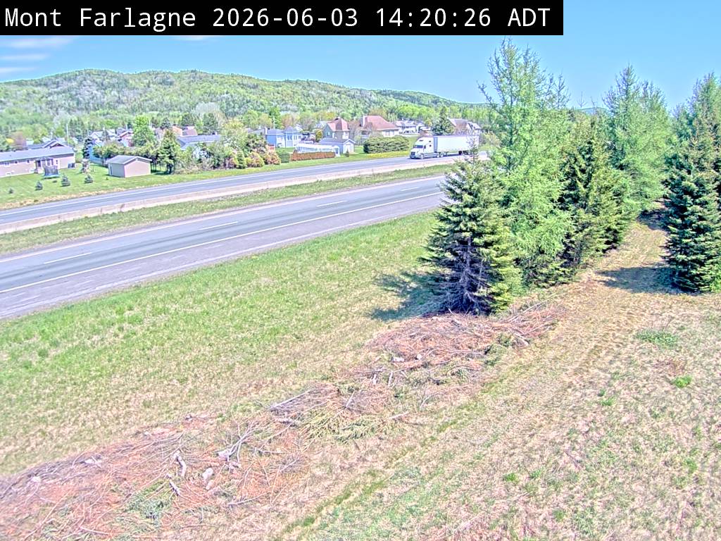 Web Cam image of Mont Farlagne (NB Highway 2)