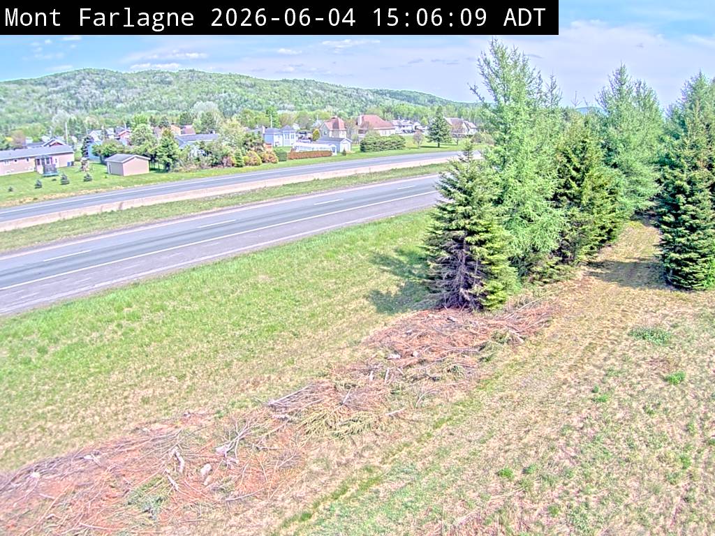 Web Cam image of Mont Farlagne (NB Highway 2)