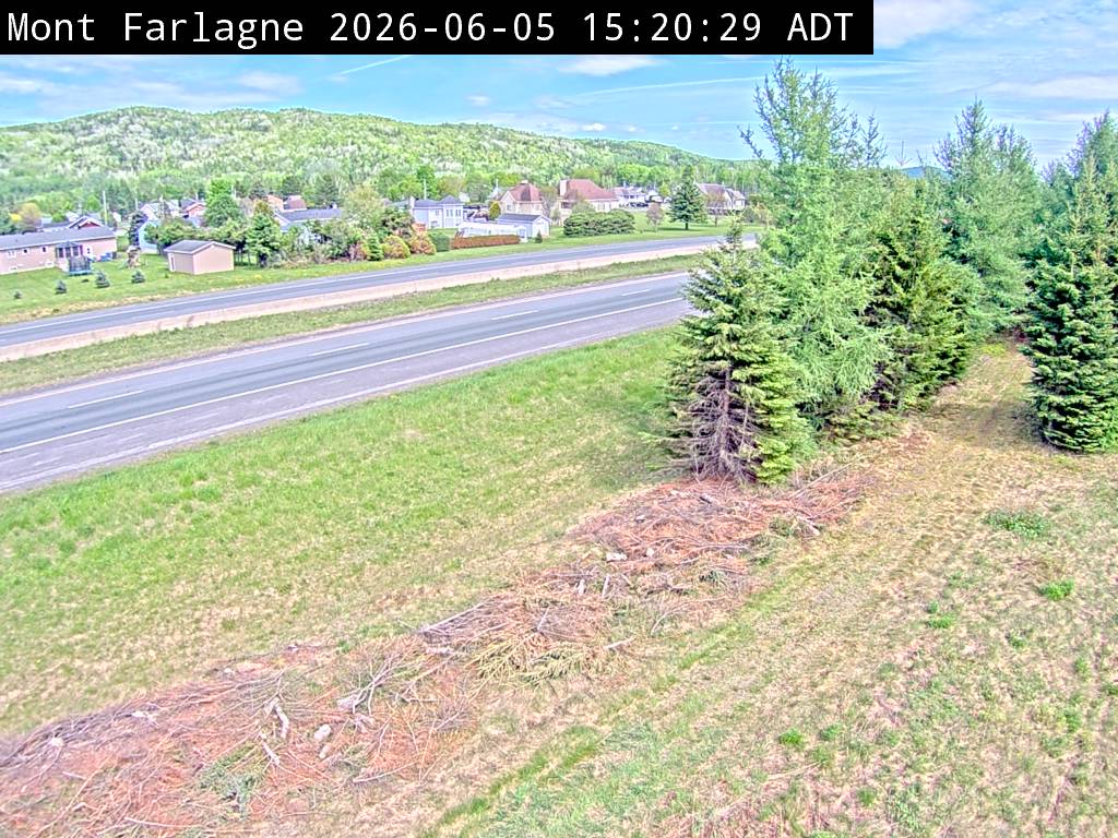 Web Cam image of Mont Farlagne (NB Highway 2)