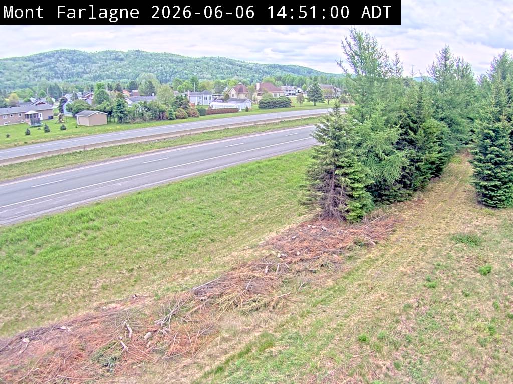 Web Cam image of Mont Farlagne (NB Highway 2)