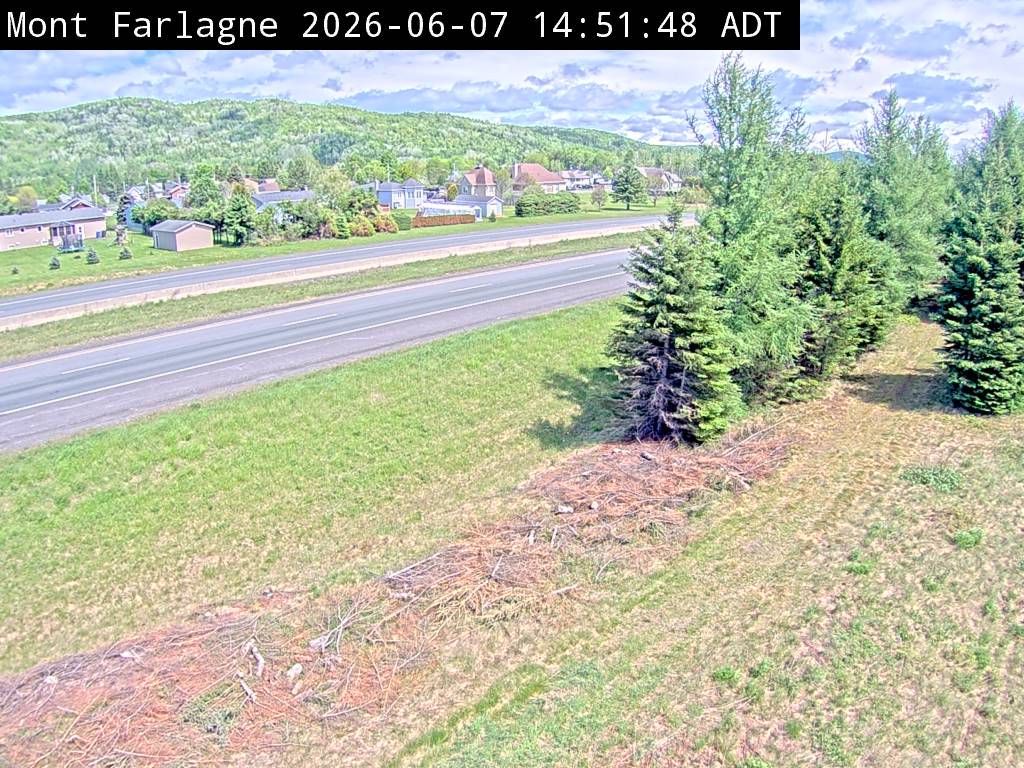 Web Cam image of Mont Farlagne (NB Highway 2)