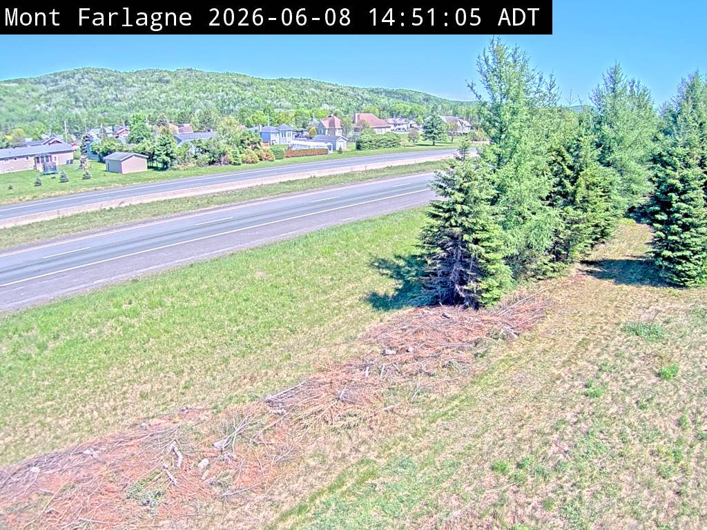 Web Cam image of Mont Farlagne (NB Highway 2)