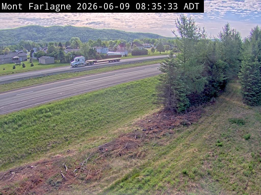 Web Cam image of Mont Farlagne (NB Highway 2)