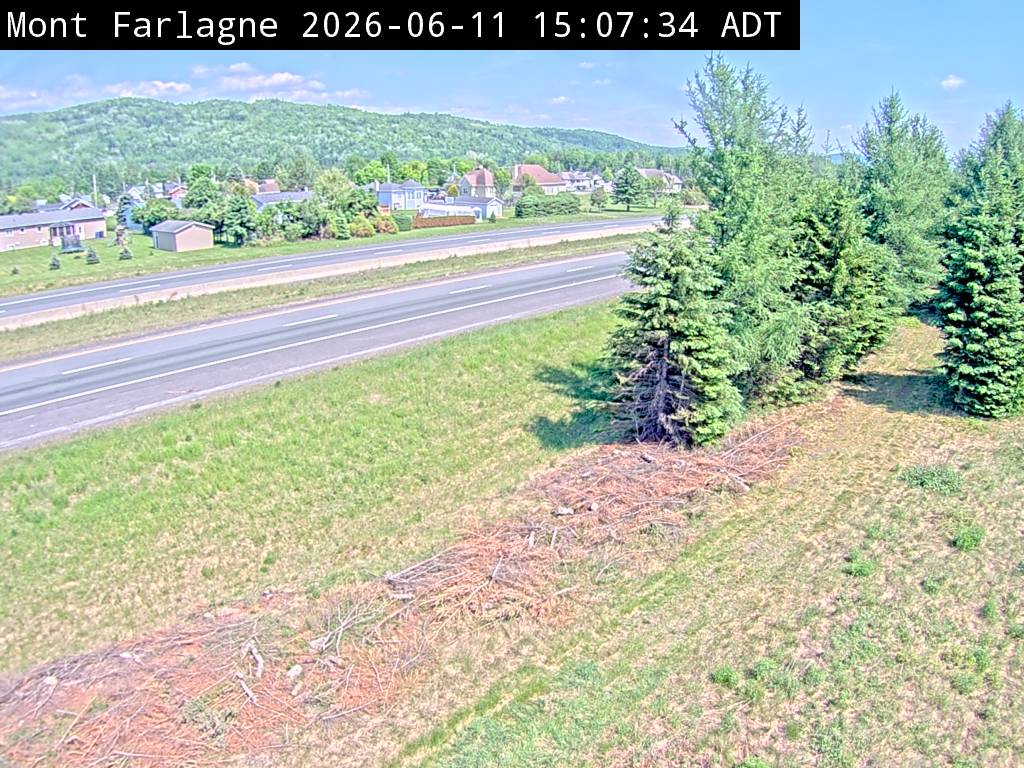 Web Cam image of Mont Farlagne (NB Highway 2)