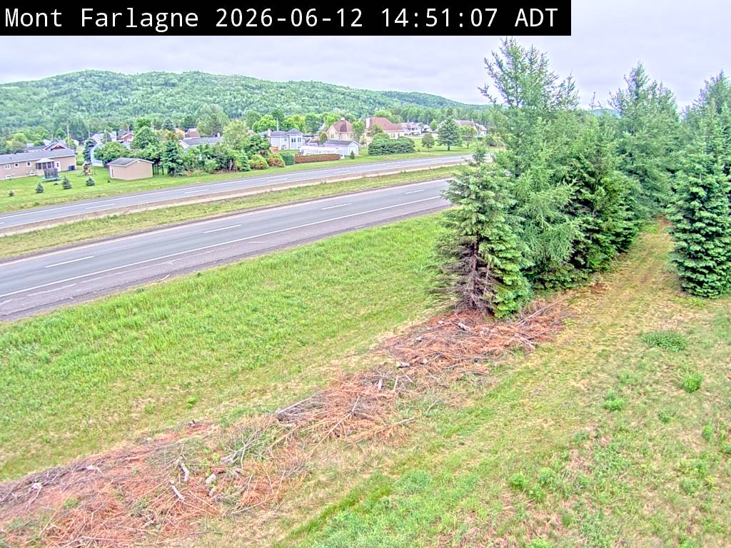 Web Cam image of Mont Farlagne (NB Highway 2)