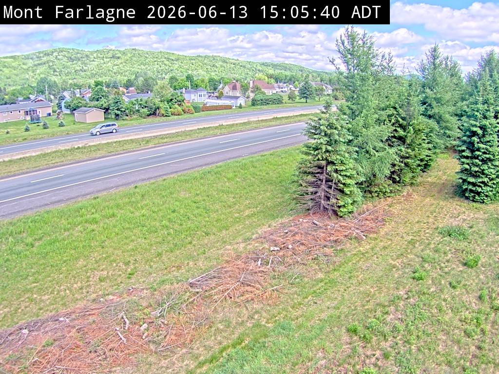 Web Cam image of Mont Farlagne (NB Highway 2)