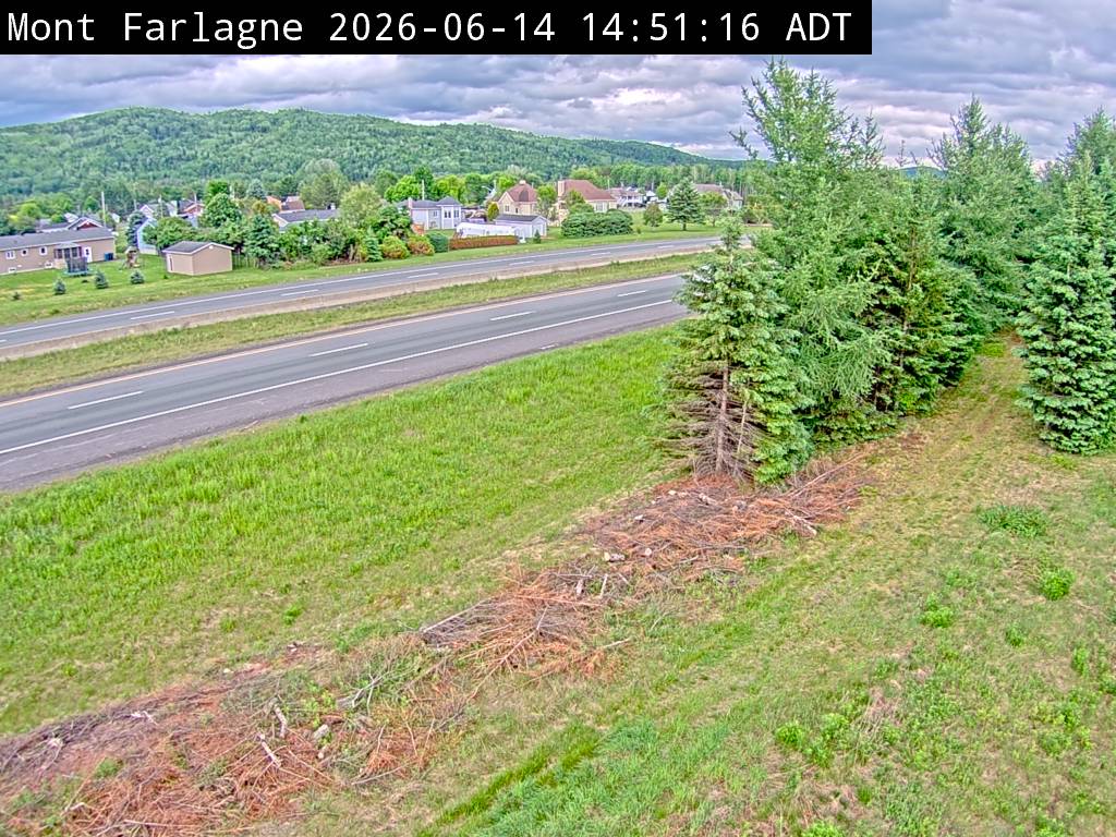 Web Cam image of Mont Farlagne (NB Highway 2)