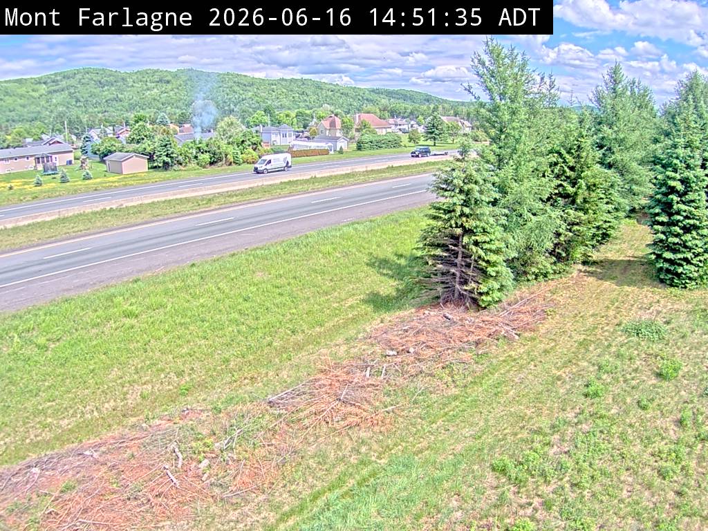 Web Cam image of Mont Farlagne (NB Highway 2)