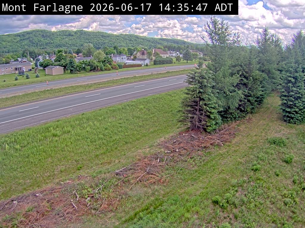 Web Cam image of Mont Farlagne (NB Highway 2)