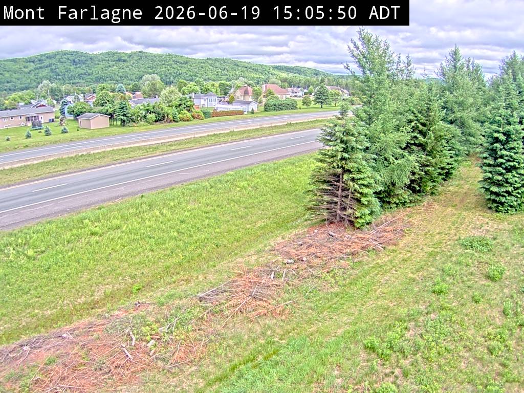 Web Cam image of Mont Farlagne (NB Highway 2)