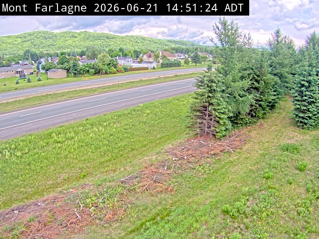 Web Cam image of Mont Farlagne (NB Highway 2)