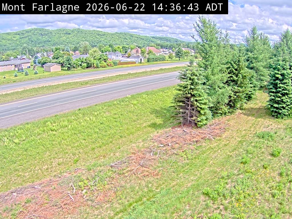 Web Cam image of Mont Farlagne (NB Highway 2)