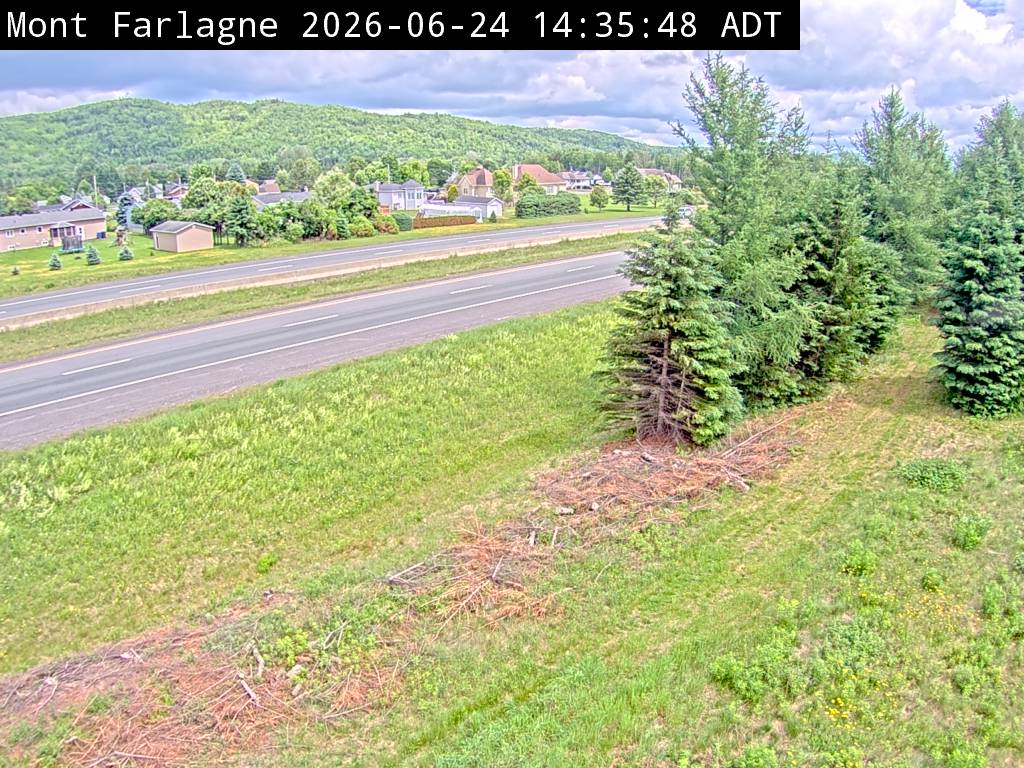 Web Cam image of Mont Farlagne (NB Highway 2)