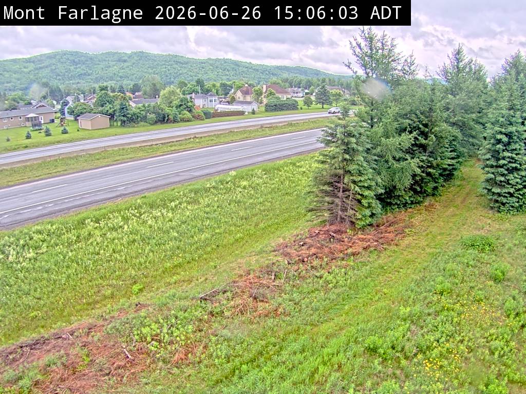 Web Cam image of Mont Farlagne (NB Highway 2)