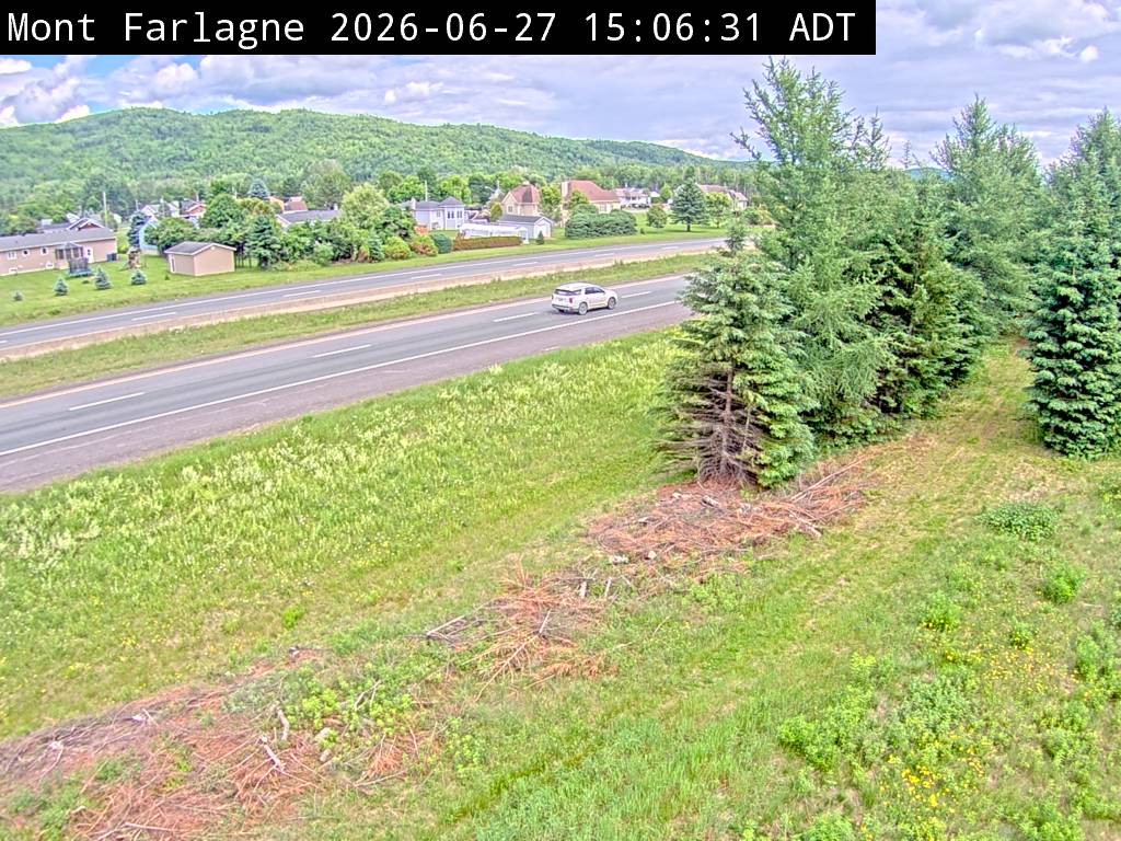 Web Cam image of Mont Farlagne (NB Highway 2)