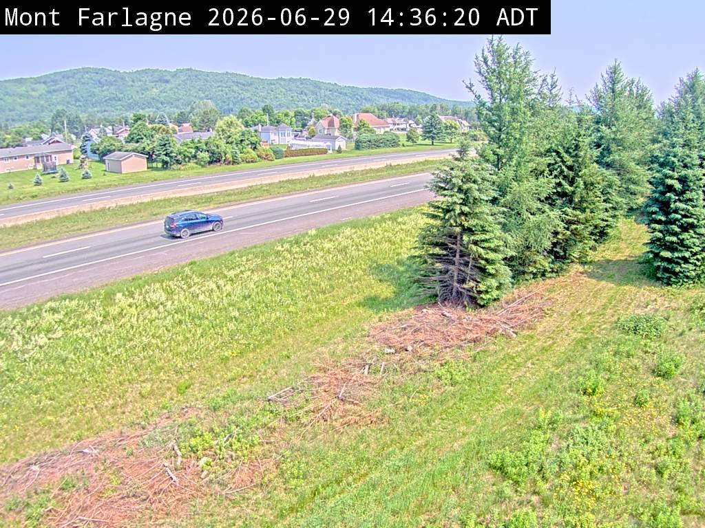 Web Cam image of Mont Farlagne (NB Highway 2)