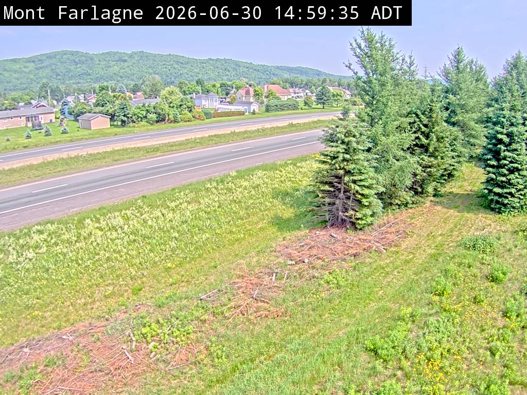Web Cam image of Mont Farlagne (NB Highway 2)