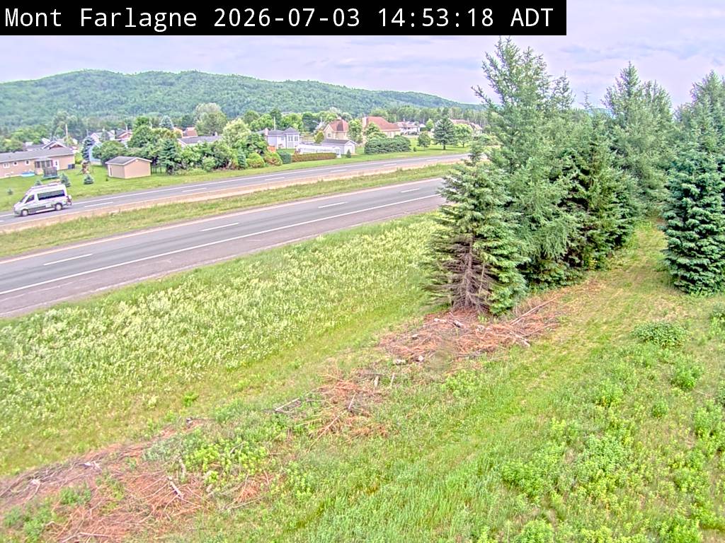 Web Cam image of Mont Farlagne (NB Highway 2)