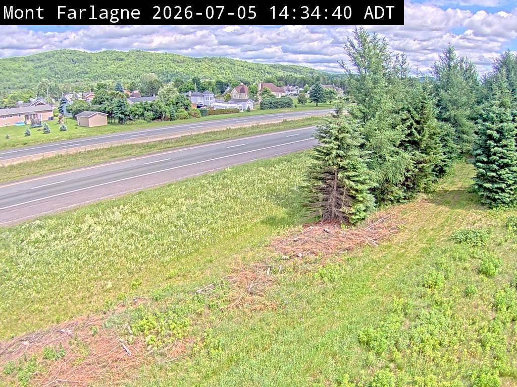 Web Cam image of Mont Farlagne (NB Highway 2)