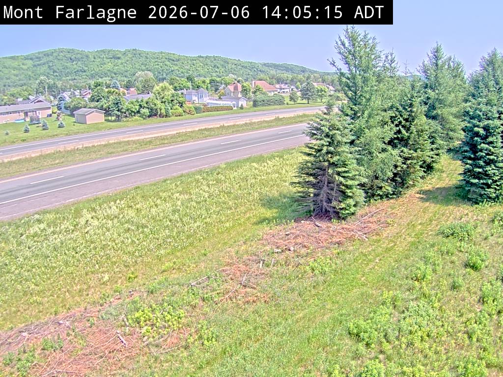 Web Cam image of Mont Farlagne (NB Highway 2)