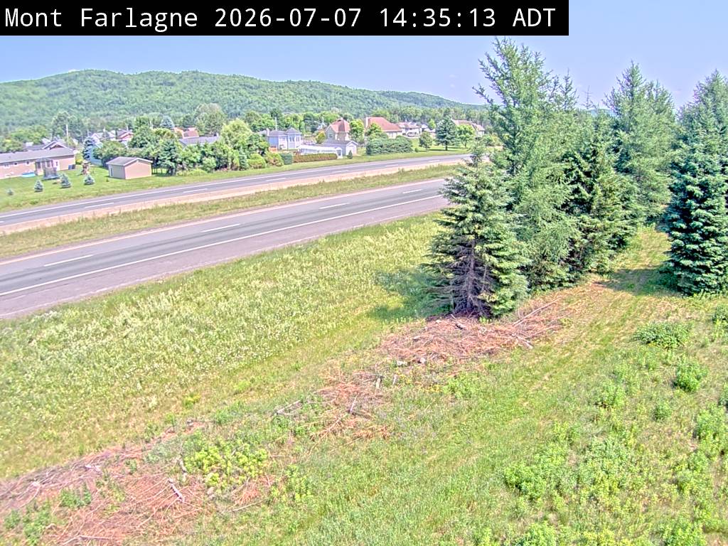 Web Cam image of Mont Farlagne (NB Highway 2)