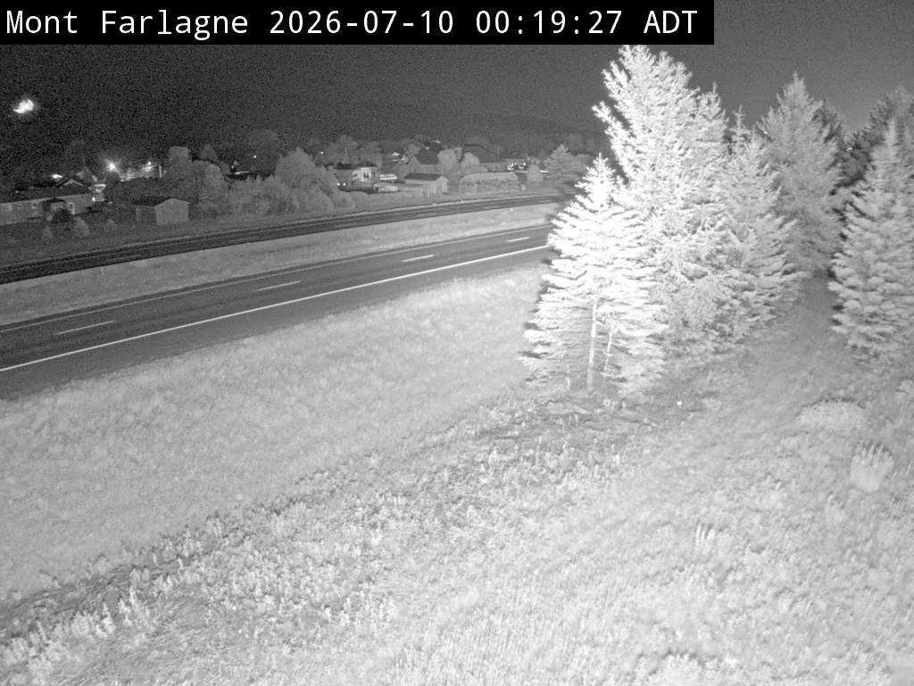 Web Cam image of Mont Farlagne (NB Highway 2)