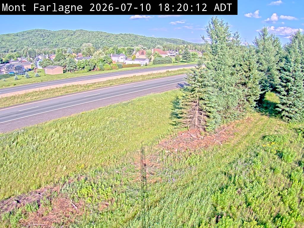 Web Cam image of Mont Farlagne (NB Highway 2)