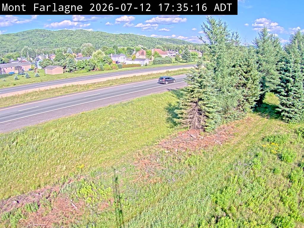 Web Cam image of Mont Farlagne (NB Highway 2)